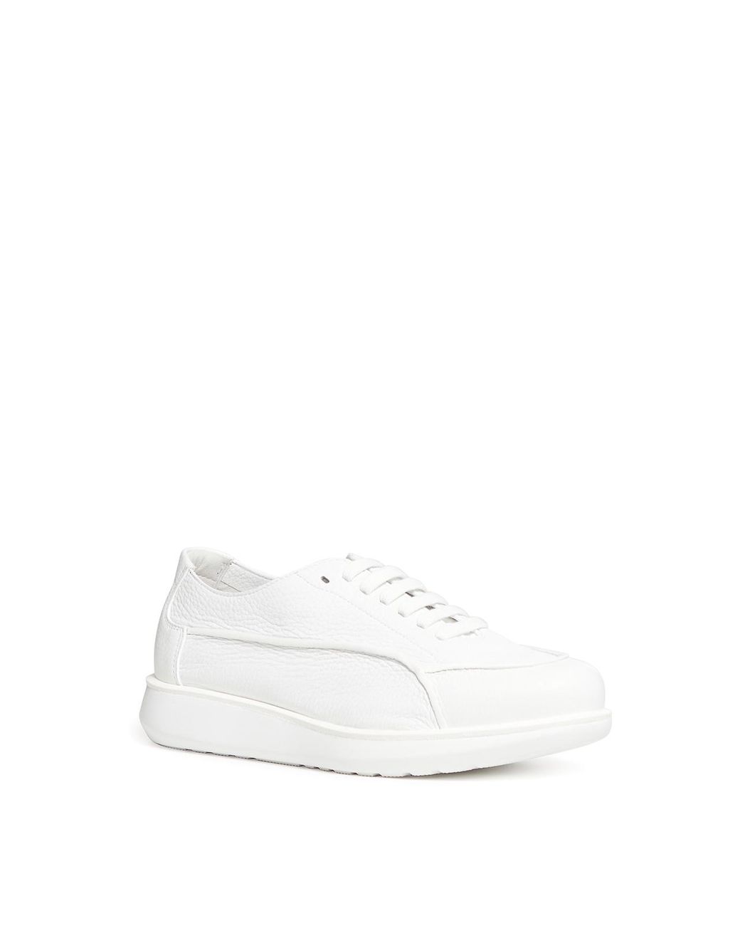 Giorgio Armani White Lace-Up Sneakers for men