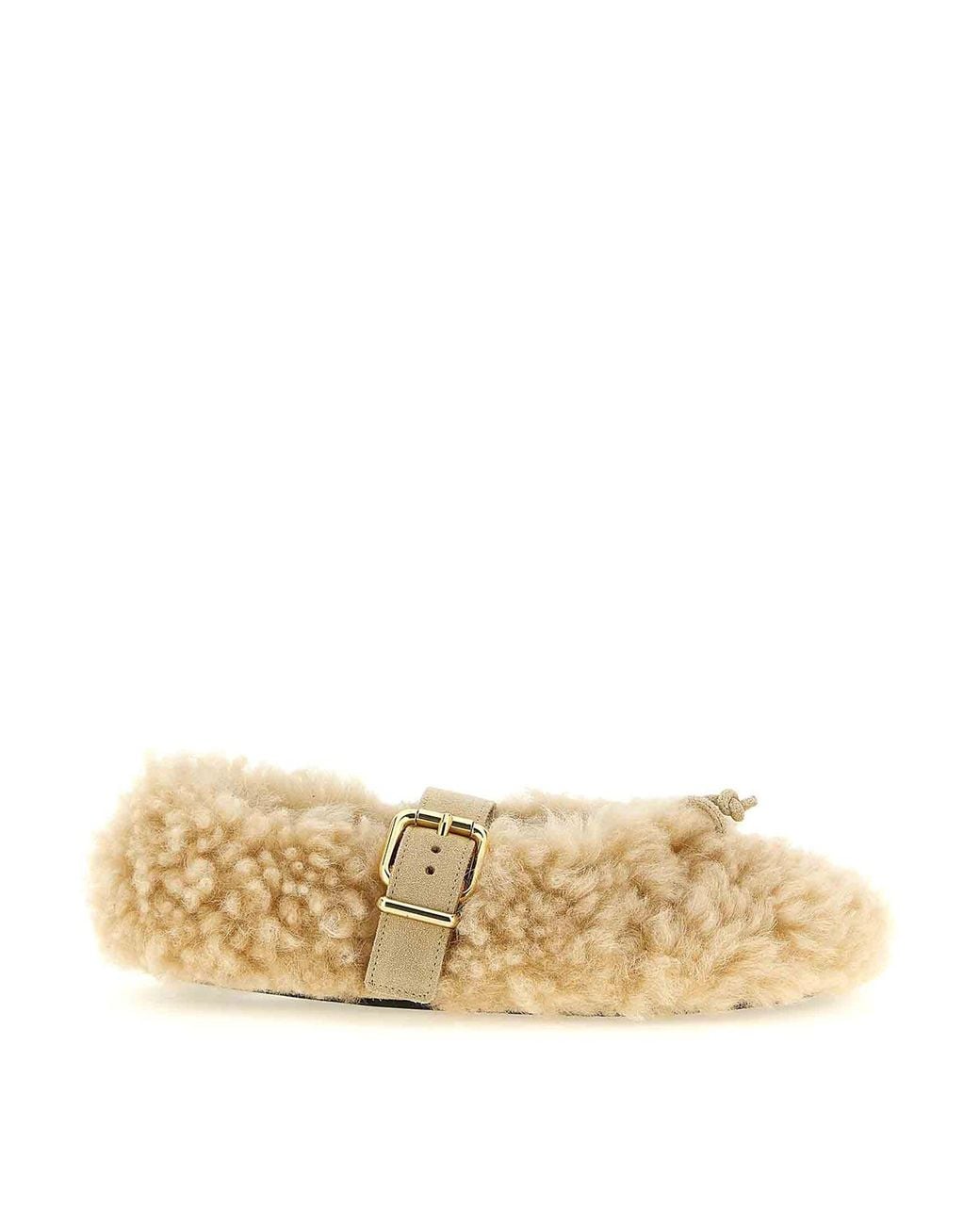 Marni Natural Dancer Shoe' Ballet Flats
