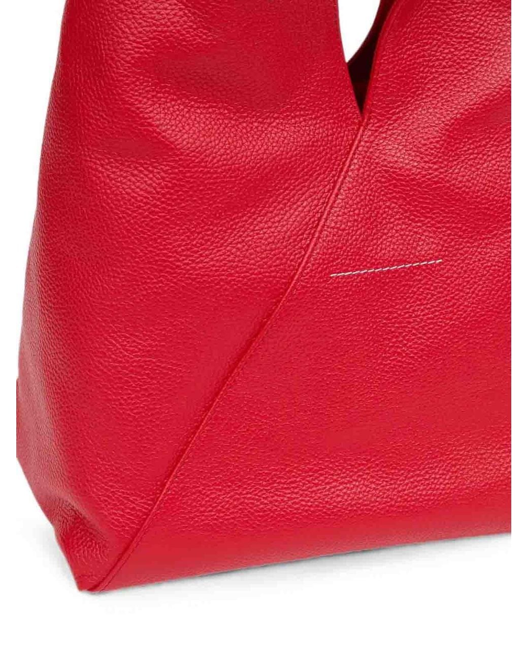 MM6 by Maison Margiela Red Japanese Medium Bag