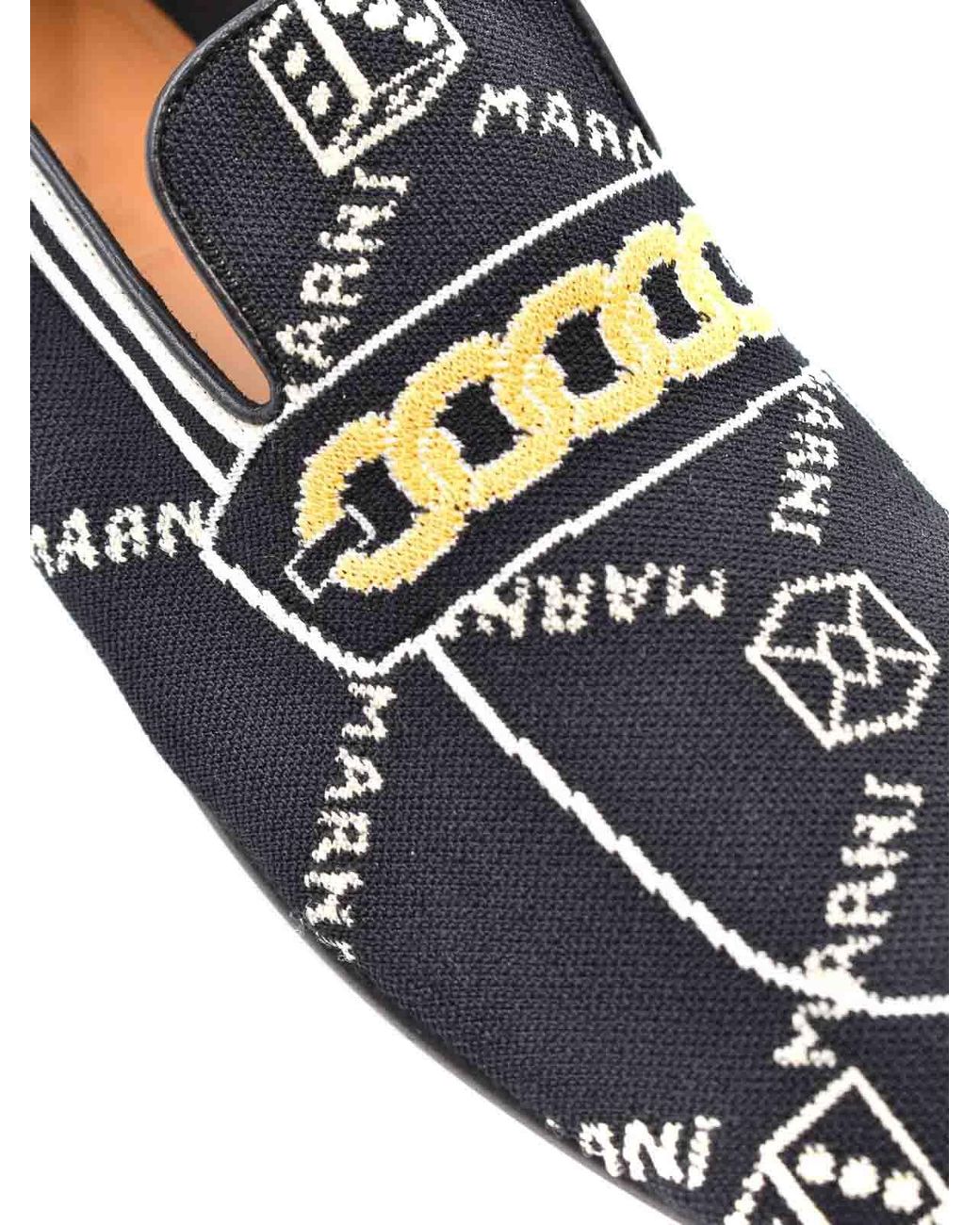 Marni Black Moccasins for men