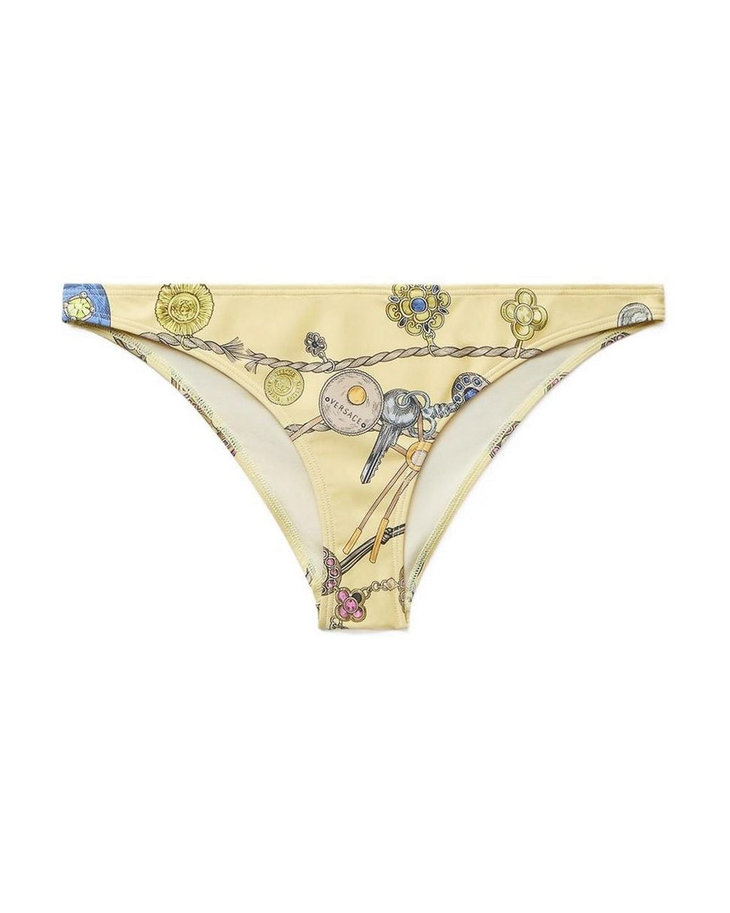Versace Yellow Bikini Bottoms