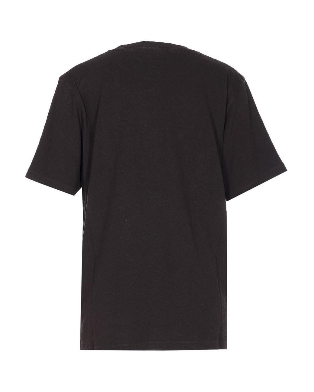 Chloé Black Fenicotteri Print And E Logo T-Shirt