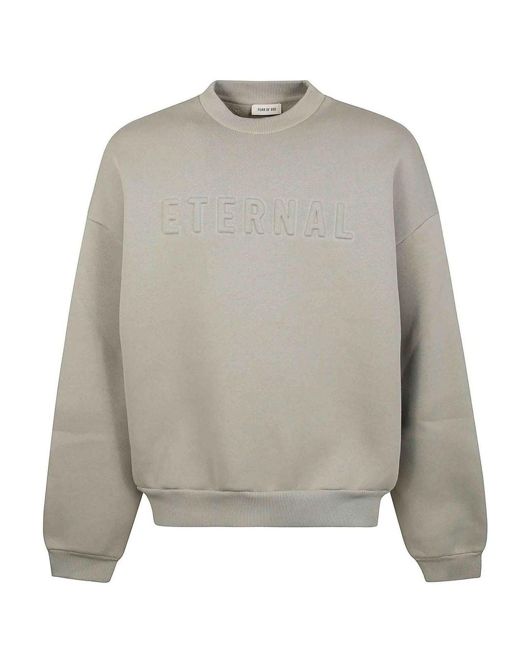 Fear Of God Gray Eternal Crewneck for men