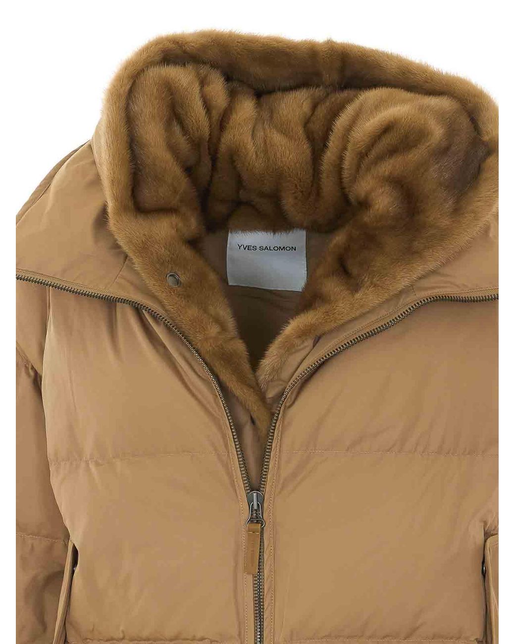 Yves Salomon Natural Doudoune Down Jacket