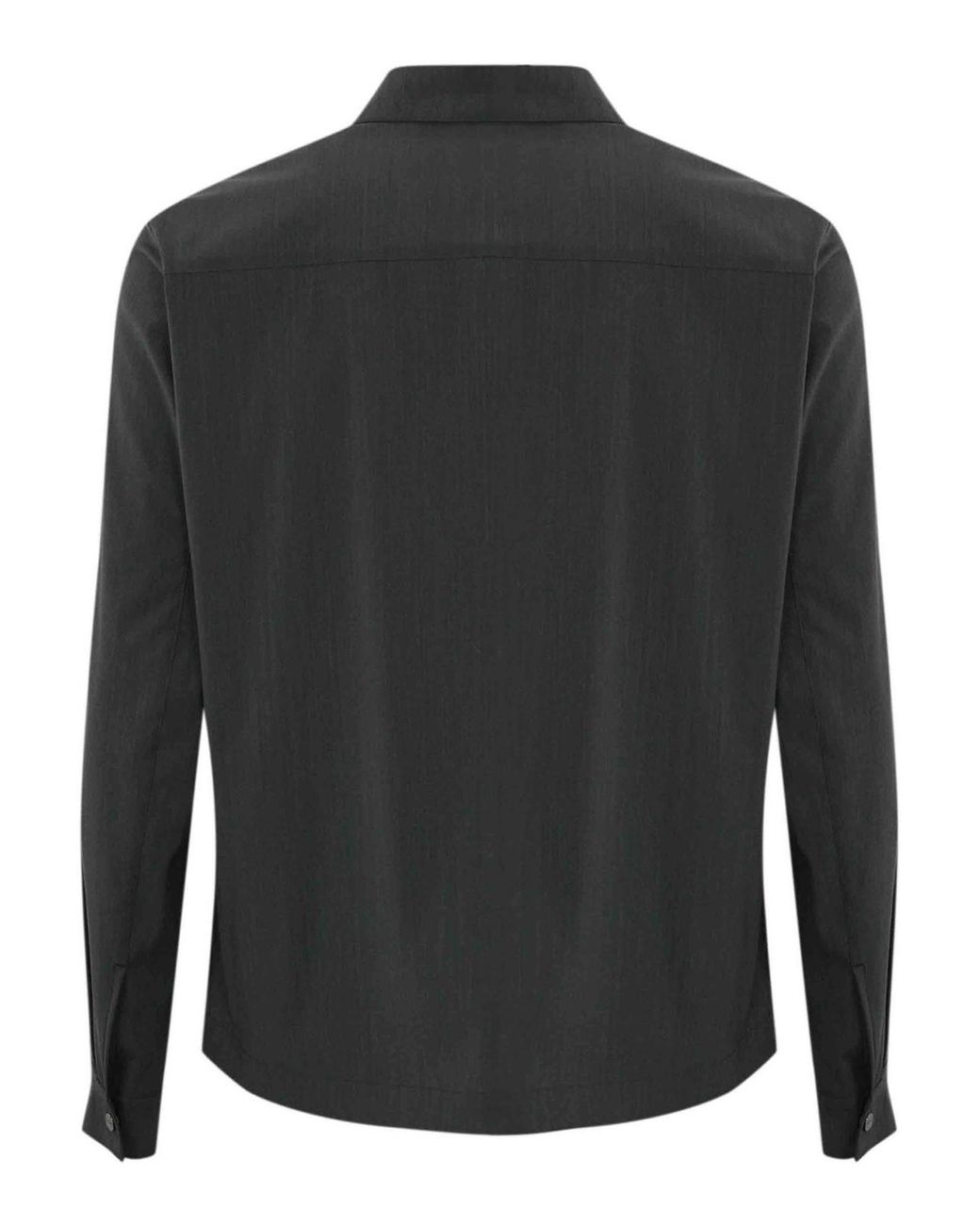 Giacca Da Camicia Di Cotone di Herno in Black da Uomo