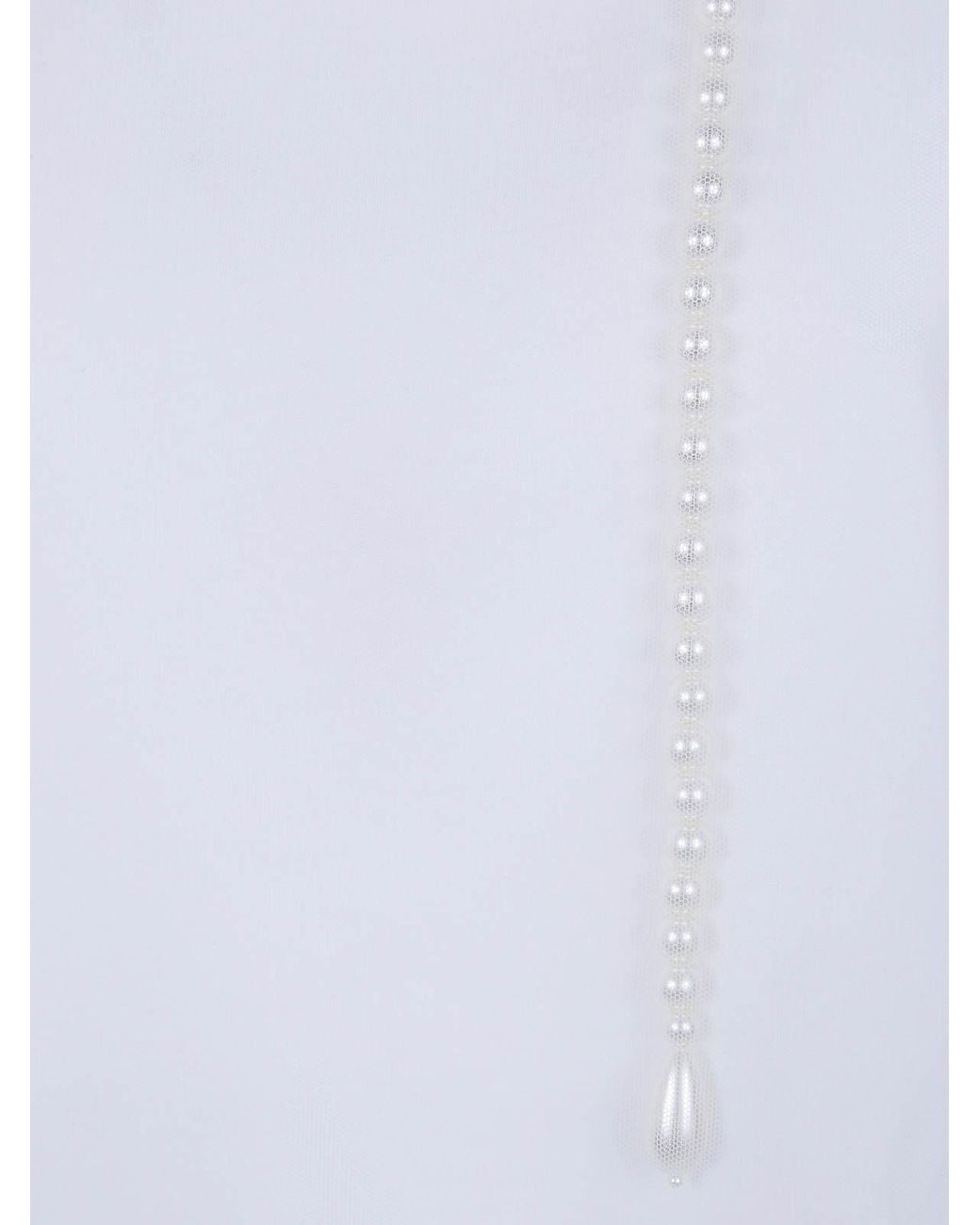 Simone Rocha White Layered Liquid Smock T-Shirt