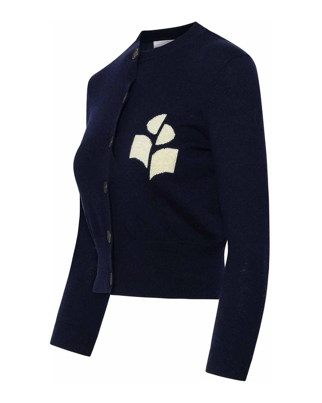 Isabel Marant Blue Newton Button-Up Cardigan
