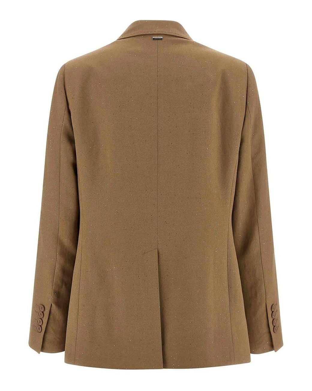 Herno Natural Micro Sequin Blazer