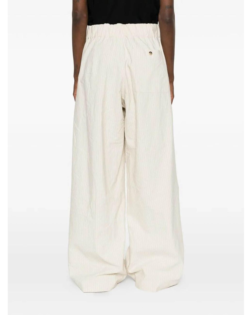 Dries Van Noten White Pila 3360 Pants
