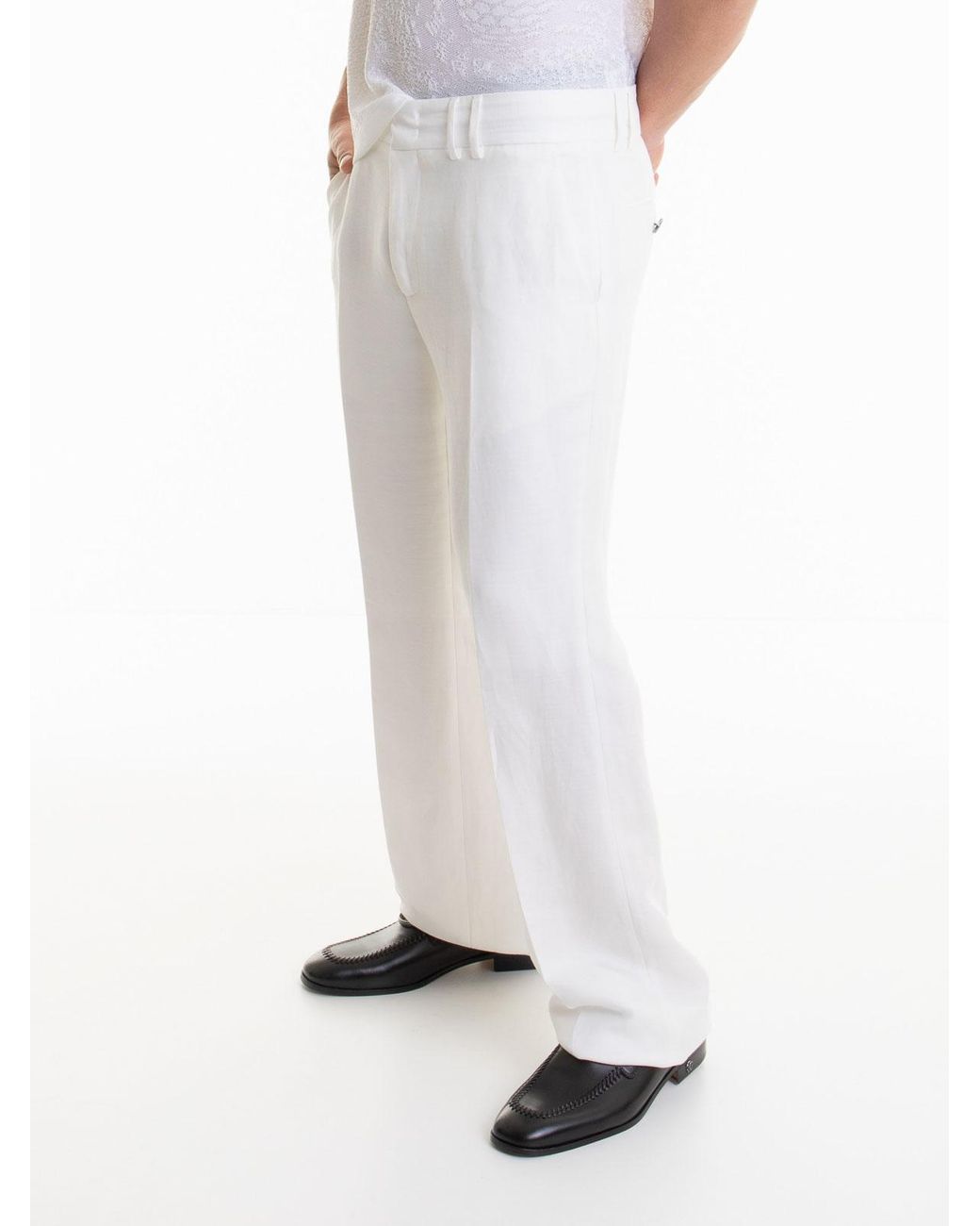 Roberto Cavalli White Pants for men