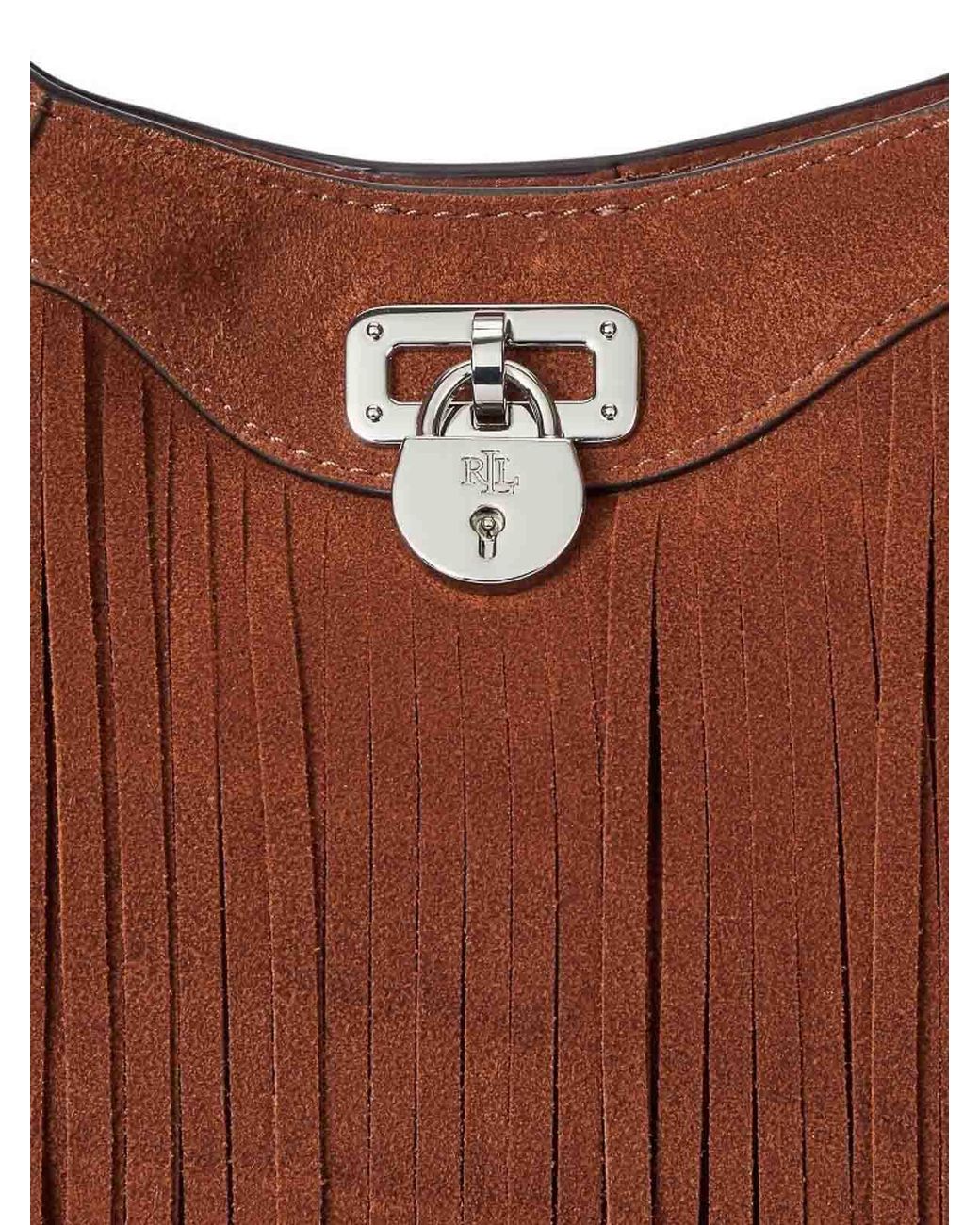 Ralph Lauren Brown Tanner Sm Sh-Shoulder Bag-Small