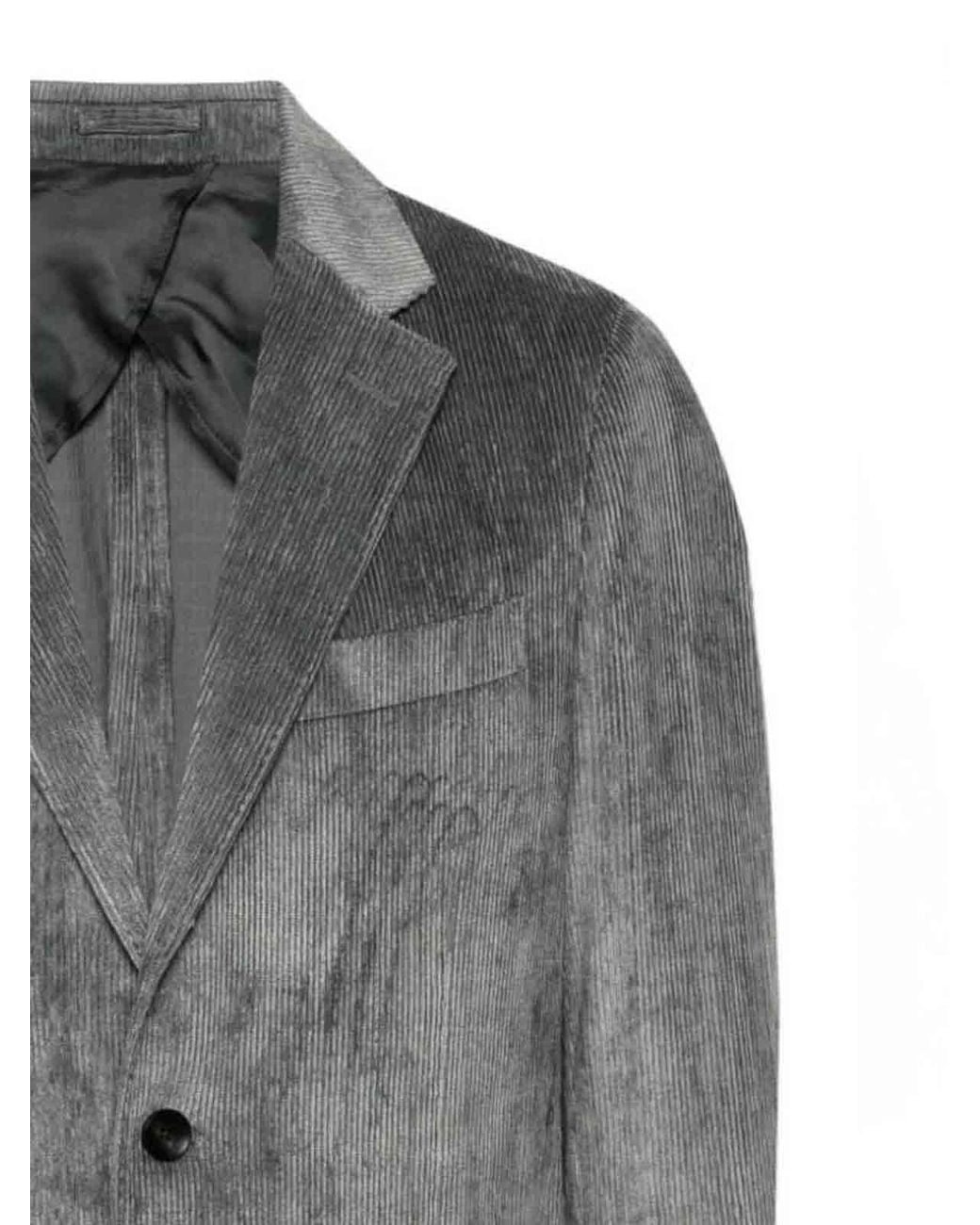 Lardini Gray Jacket Special Line Drop 7 Regular for men