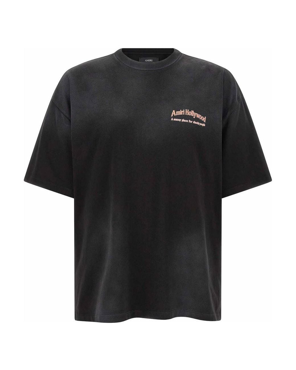 Amiri Black Sunny Place Skate Vintage Print T-Shirt for men