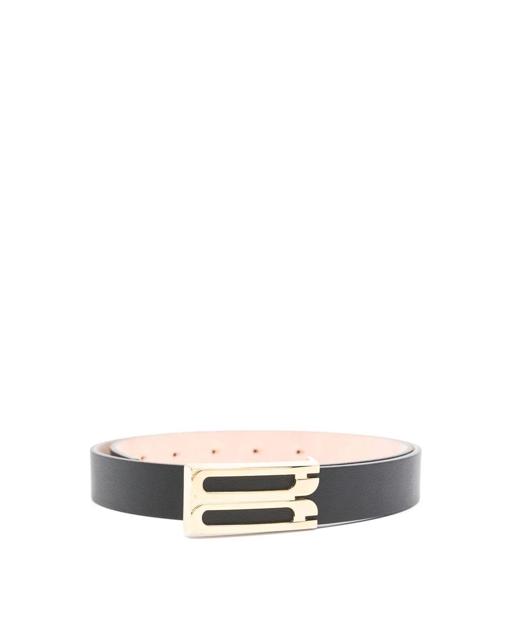 Victoria Beckham White Regular Frame Belt