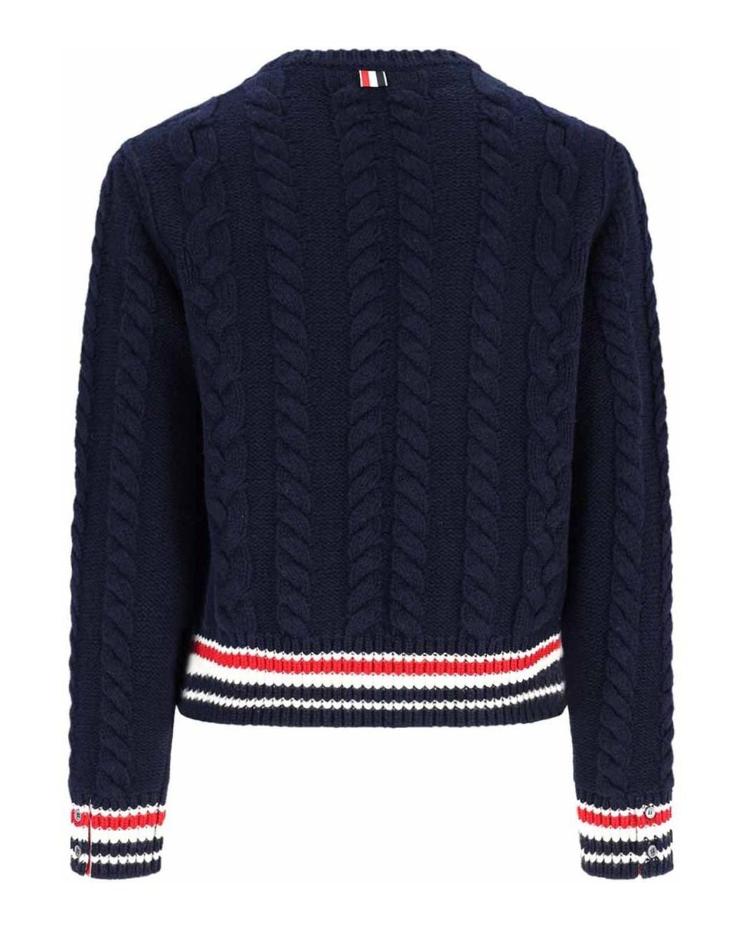 Suéter Cuello Redondo Thom Browne de hombre de color Blue