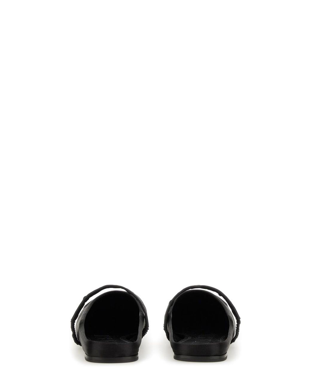 Marni Black Ballerina Sabot Little Bow