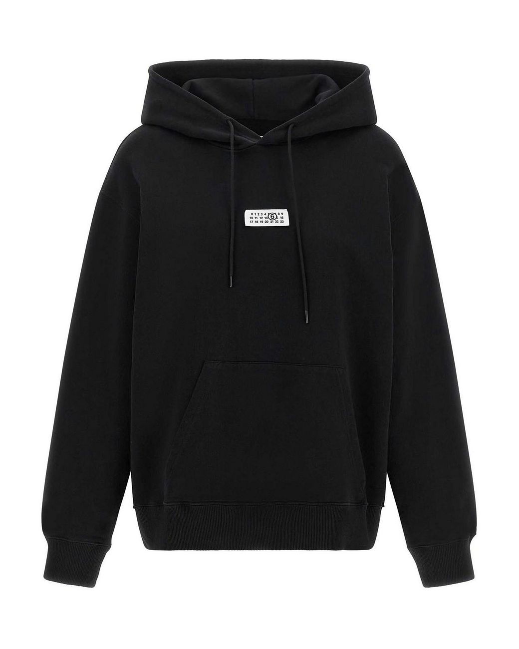 MM6 by Maison Margiela Blue Numeric Signature Mm6' Hoodie