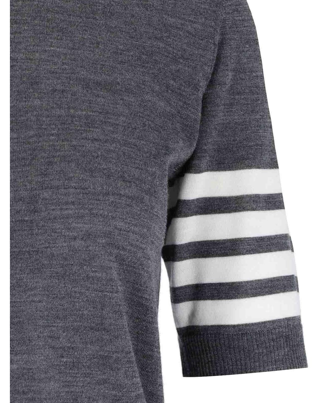 Thom Browne Gray U-Boot-Pullover