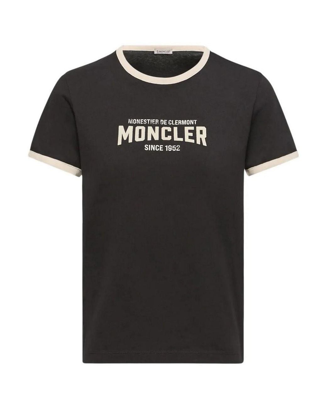 Moncler Black Ss T-Shirt Dark