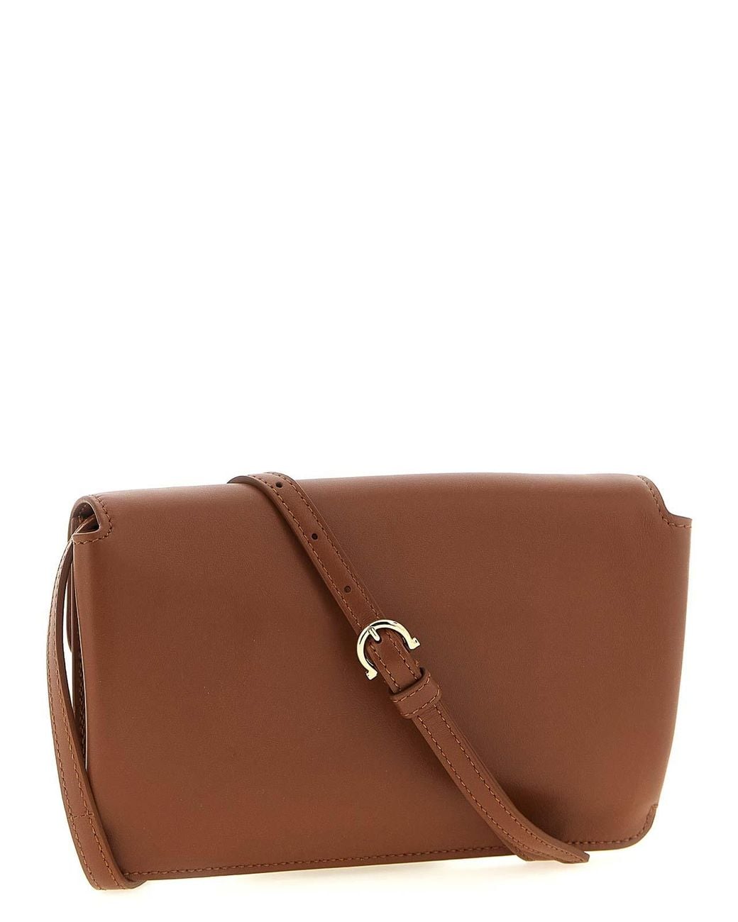 Ferragamo Brown Clutch