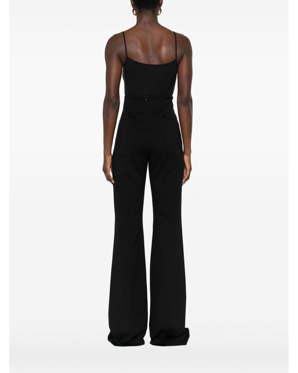 Sportmax Black Flared Trousers