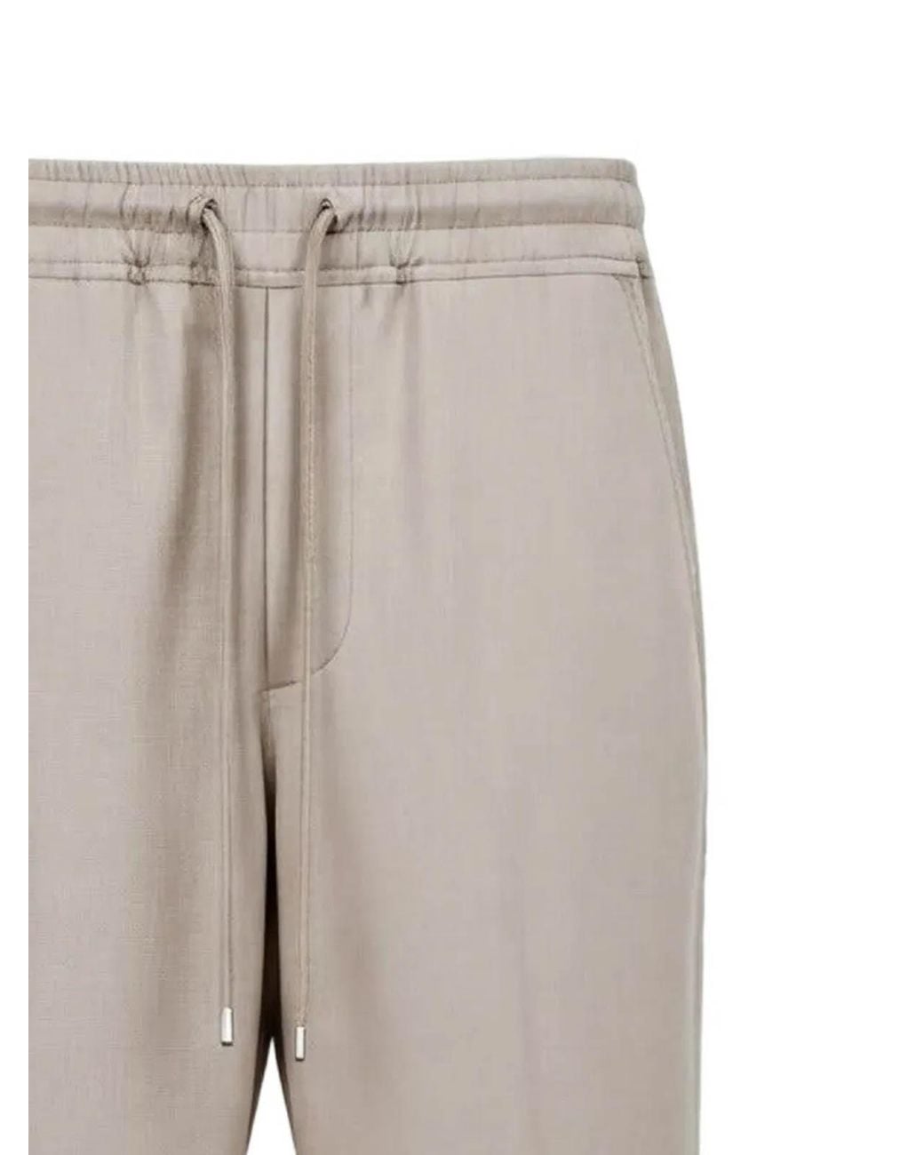 Rick Owens Gray Woven Trousers