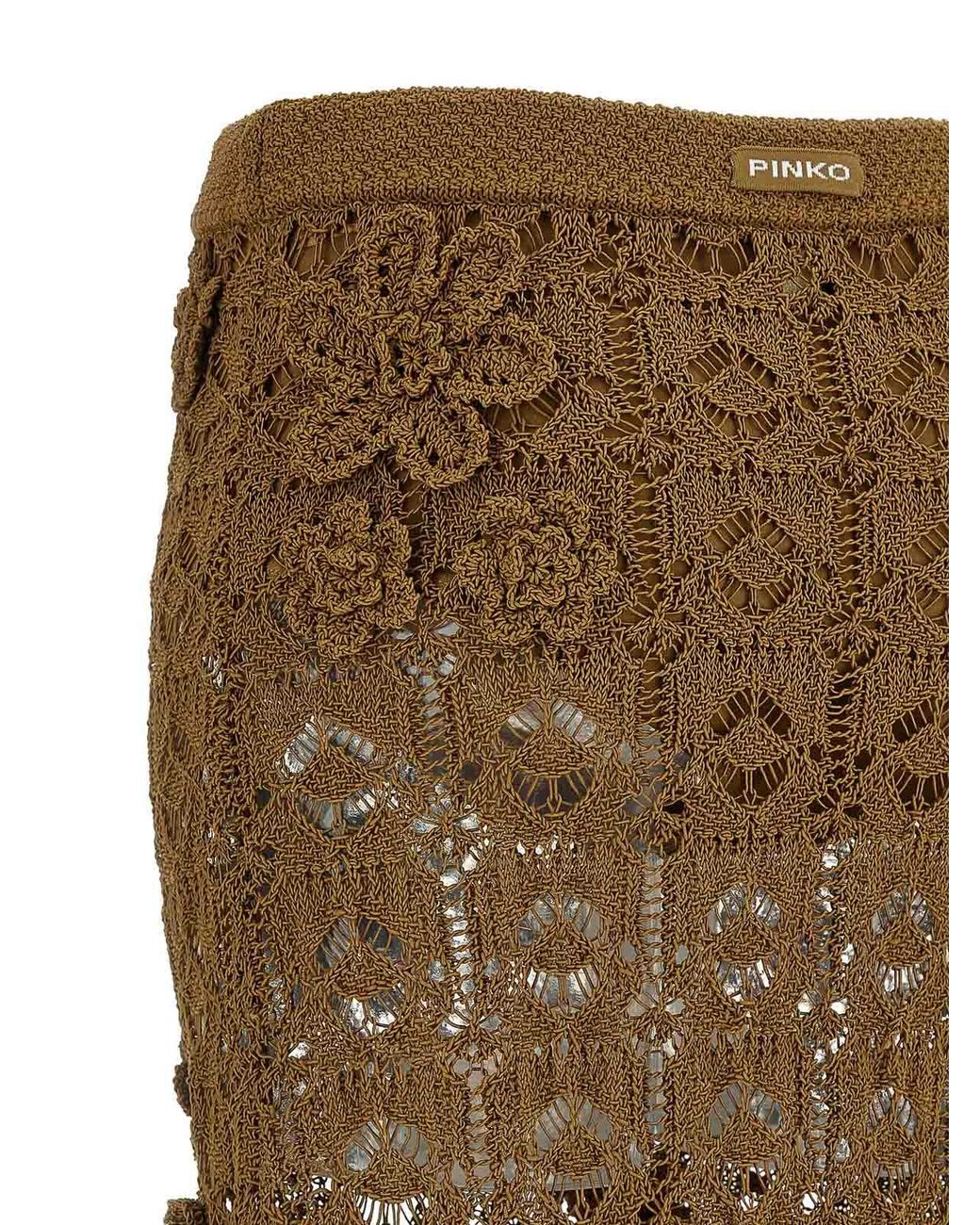 Pinko Brown Anthemis Skirt