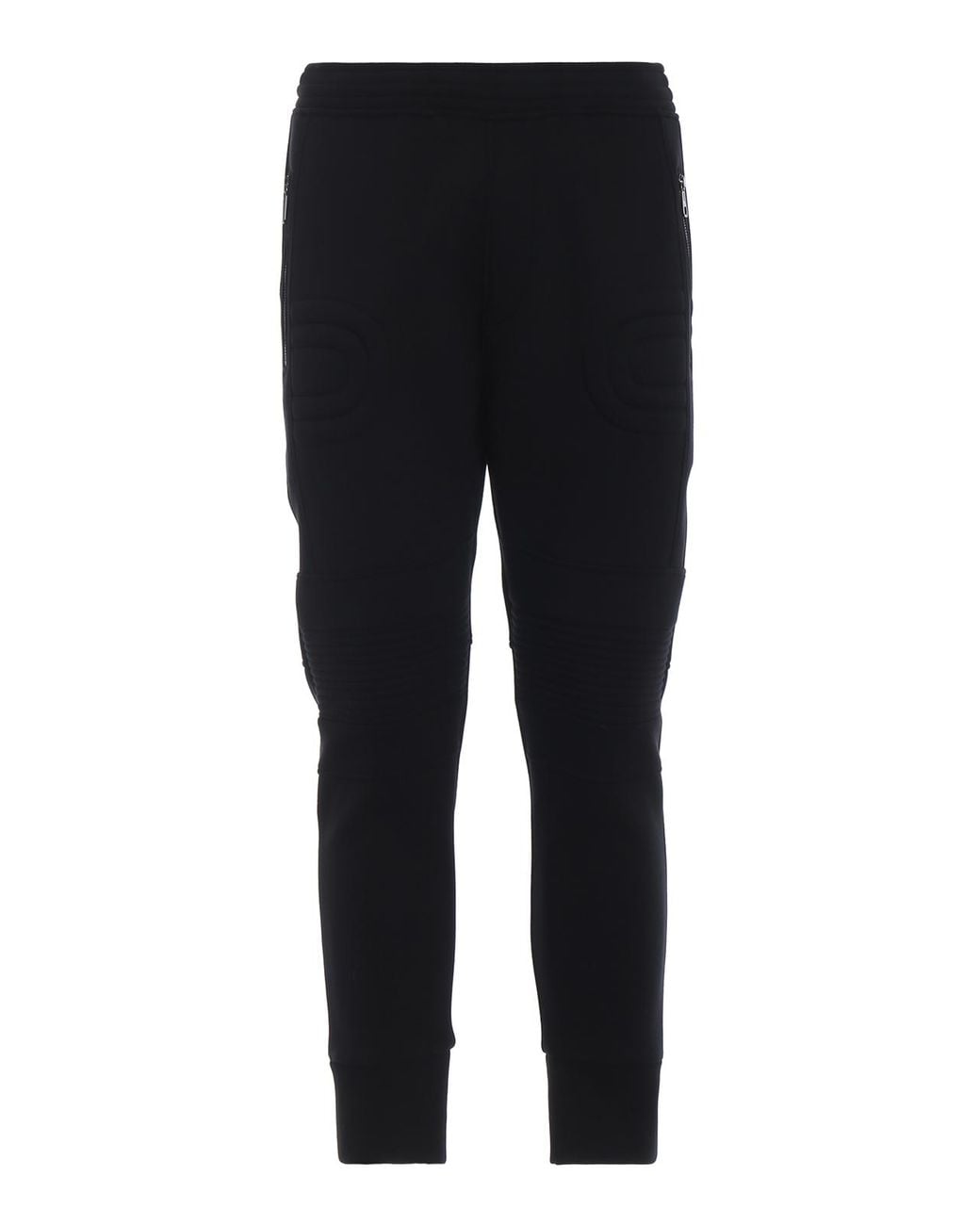 Neil Barrett Black Scuba Effect Slim Fit Sweat Pants for men