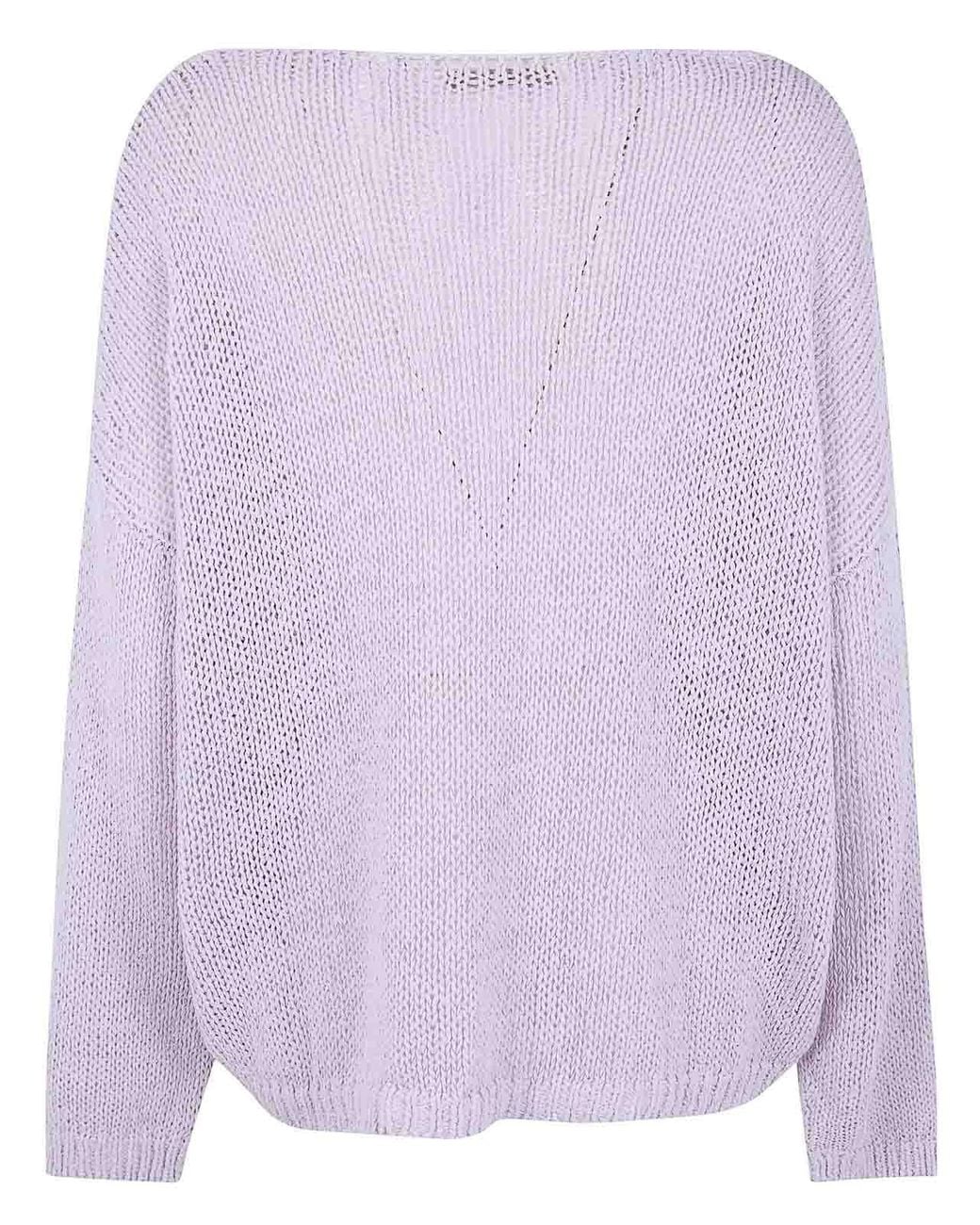 Suéter Cuello Redondo Nuur de color Purple