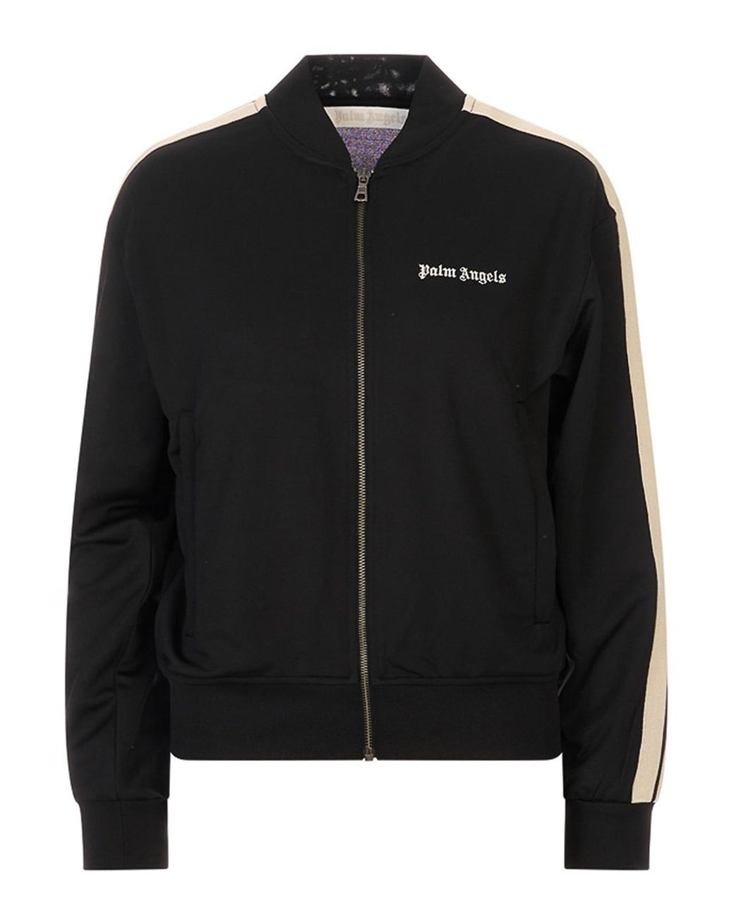 Palm Angels Black Classic Logo Track Bomber