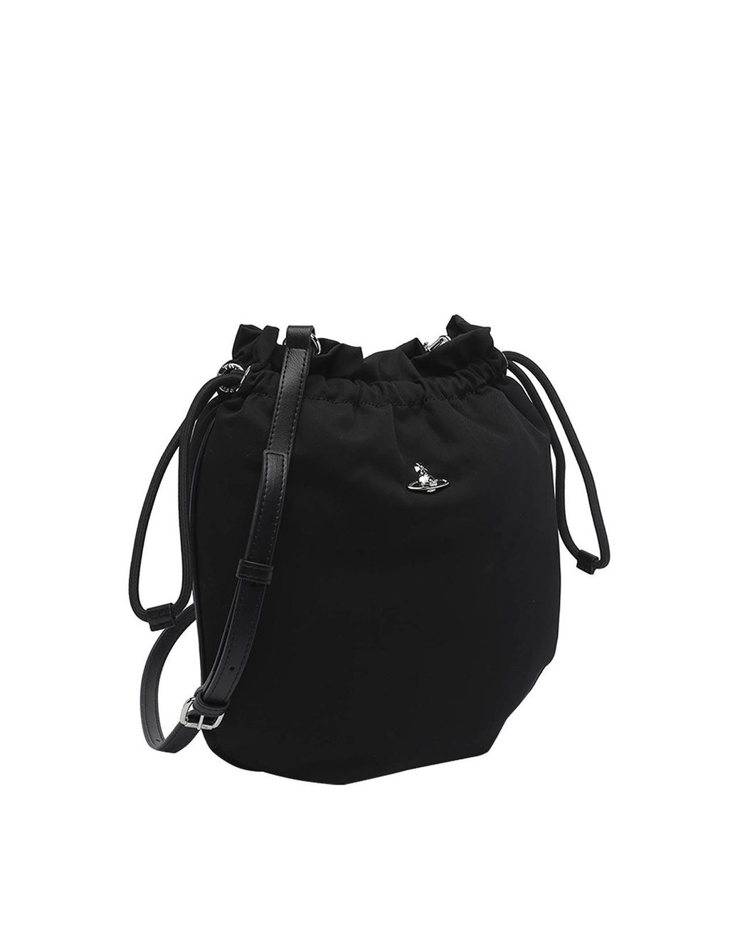 Vivienne Westwood Black Drawstring Bucket Bag