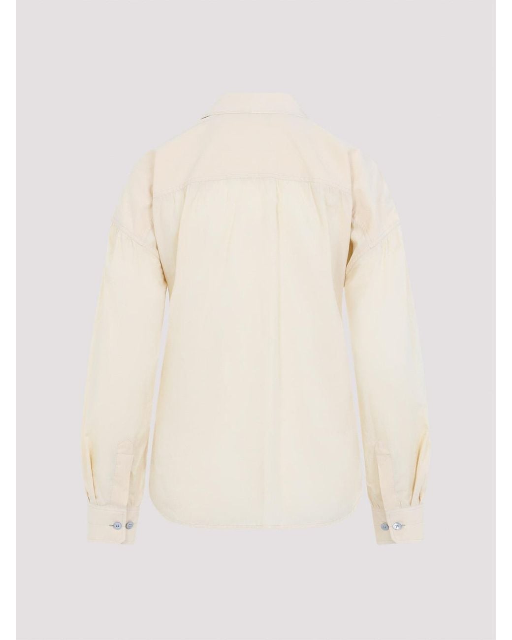 Lemaire Natural Pointed Collar Shirt