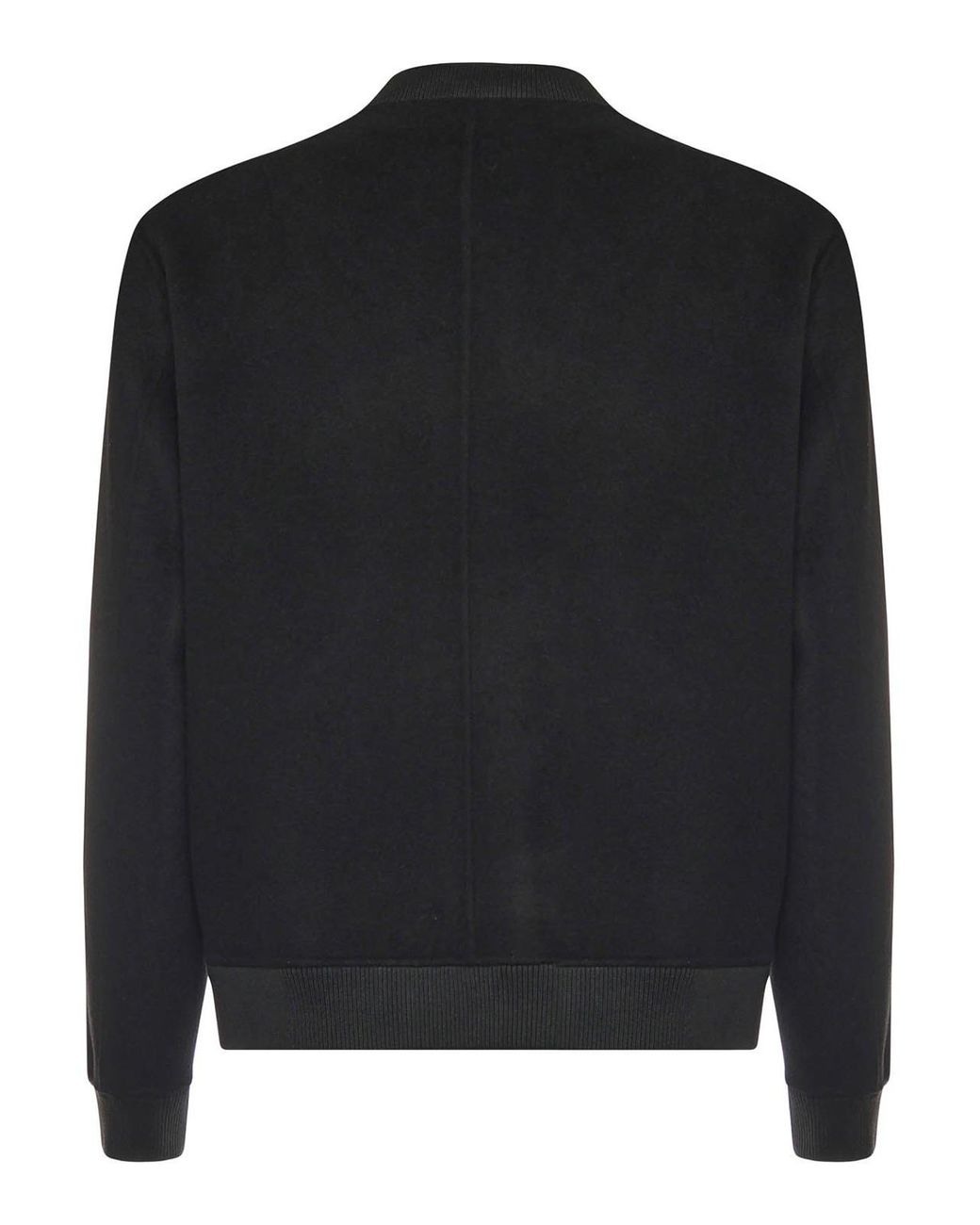 Amaranto Black Wool And Cashmere Jacket for men