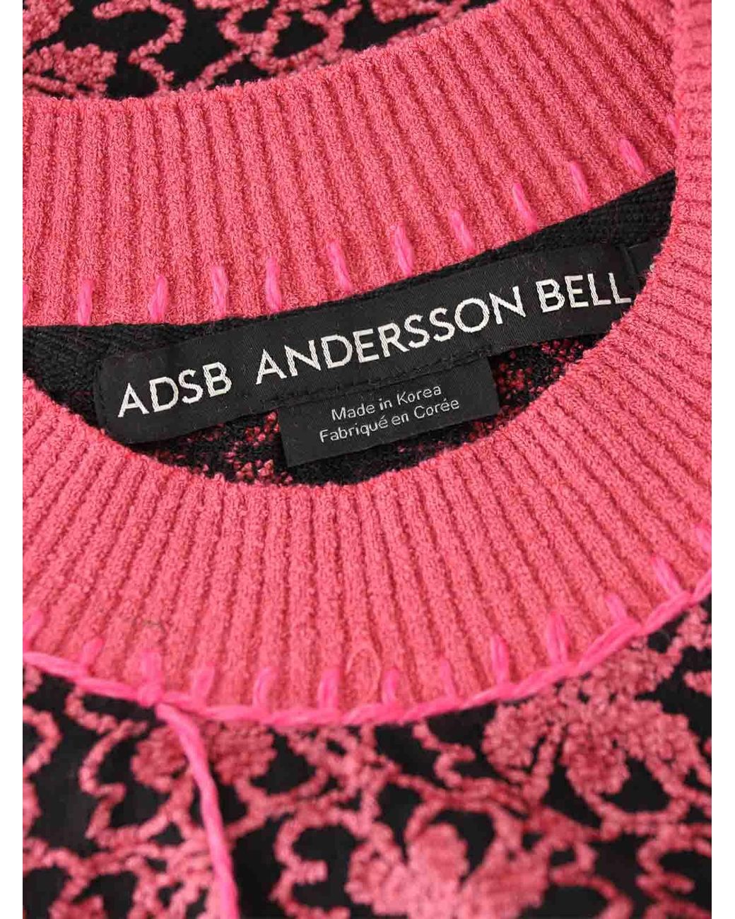 ANDERSSON BELL Red Flower Ash Vest for men