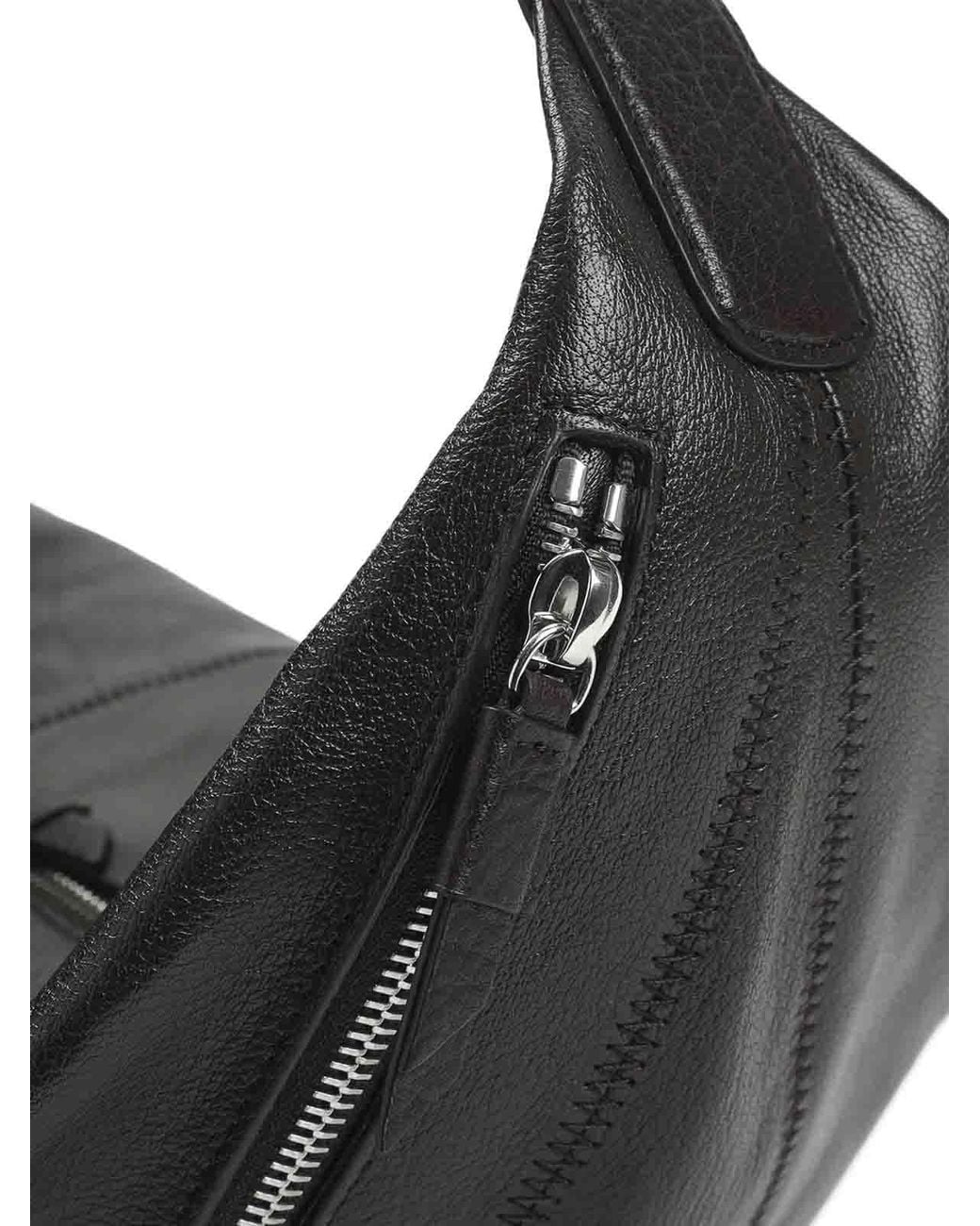 Lemaire Black Quiver Clip Dark Bag