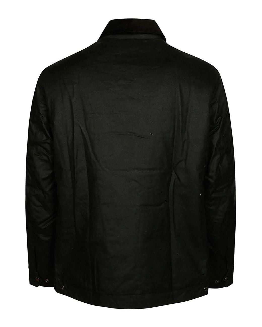 Barbour Black Workers Wax Giubbotto Steve Mcqueen for men