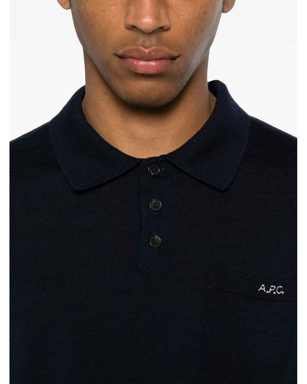 A.P.C. Black Sweater for men