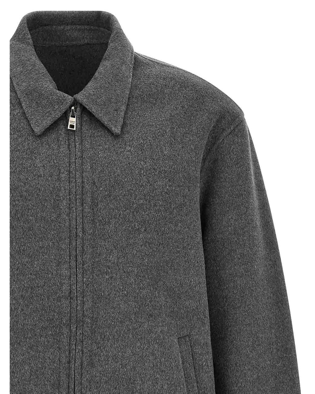 Giorgio Brato Gray Wool And Cashmere Jacket for men