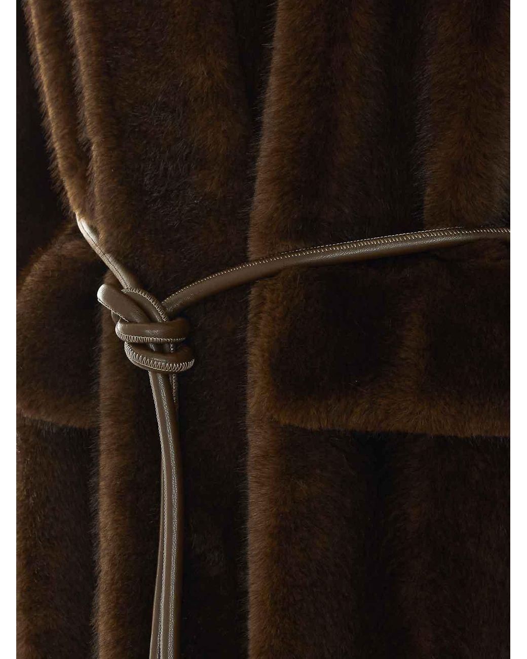 VALENTINI 1972 Black Faux Fur Coat