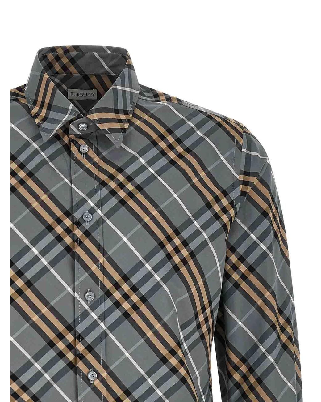 Burberry Gray Robert Shirt for men