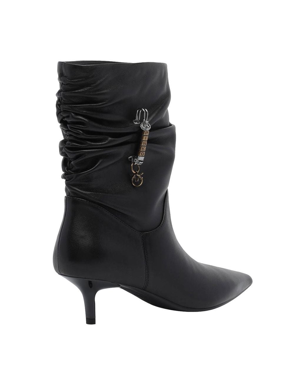 Pinko Black Gloria Pump Booties