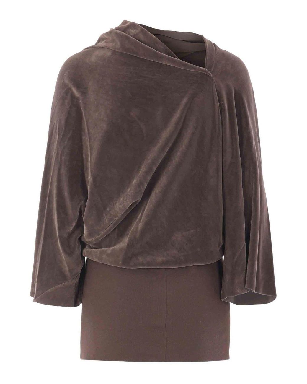 Rick Owens Brown Cylinder Top