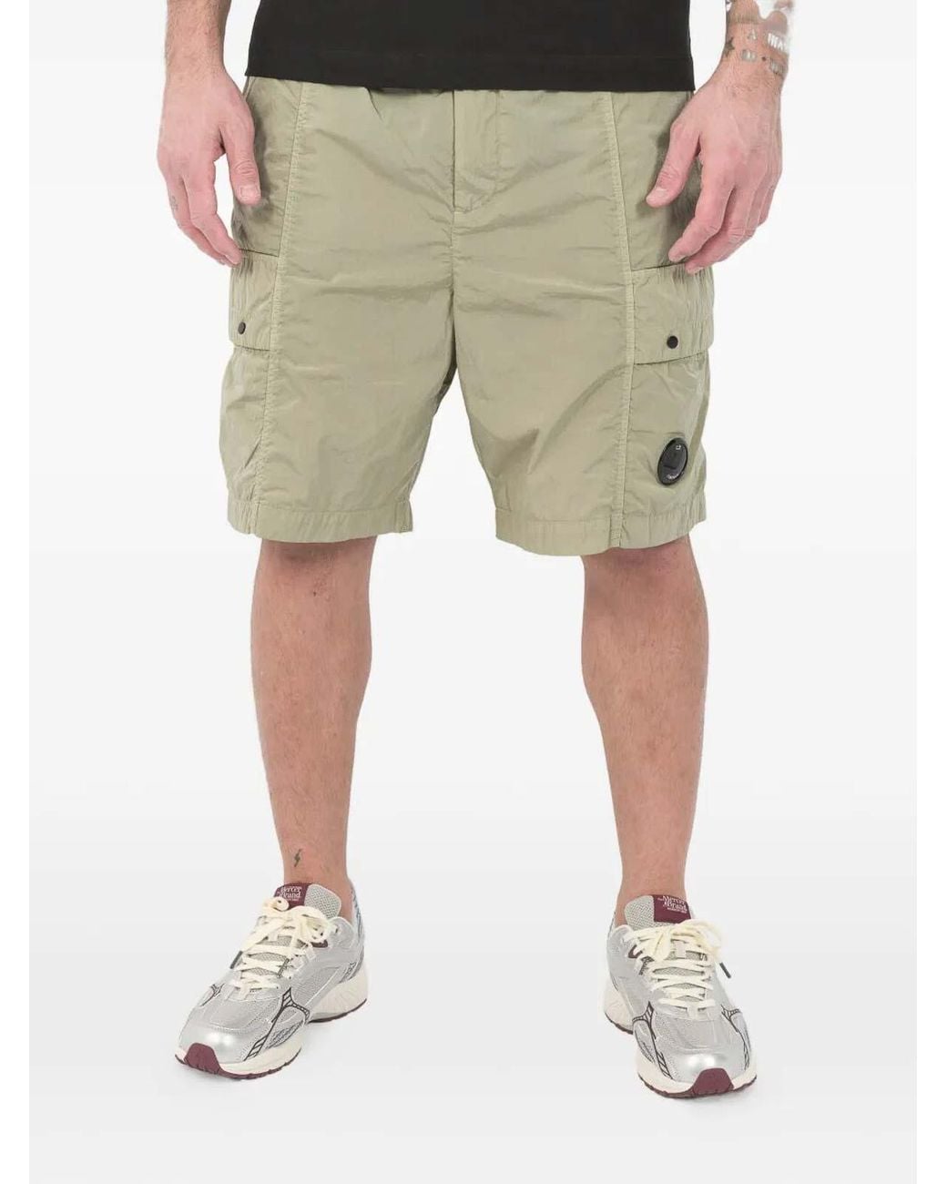 C P Company Green Bermuda Cargo for men