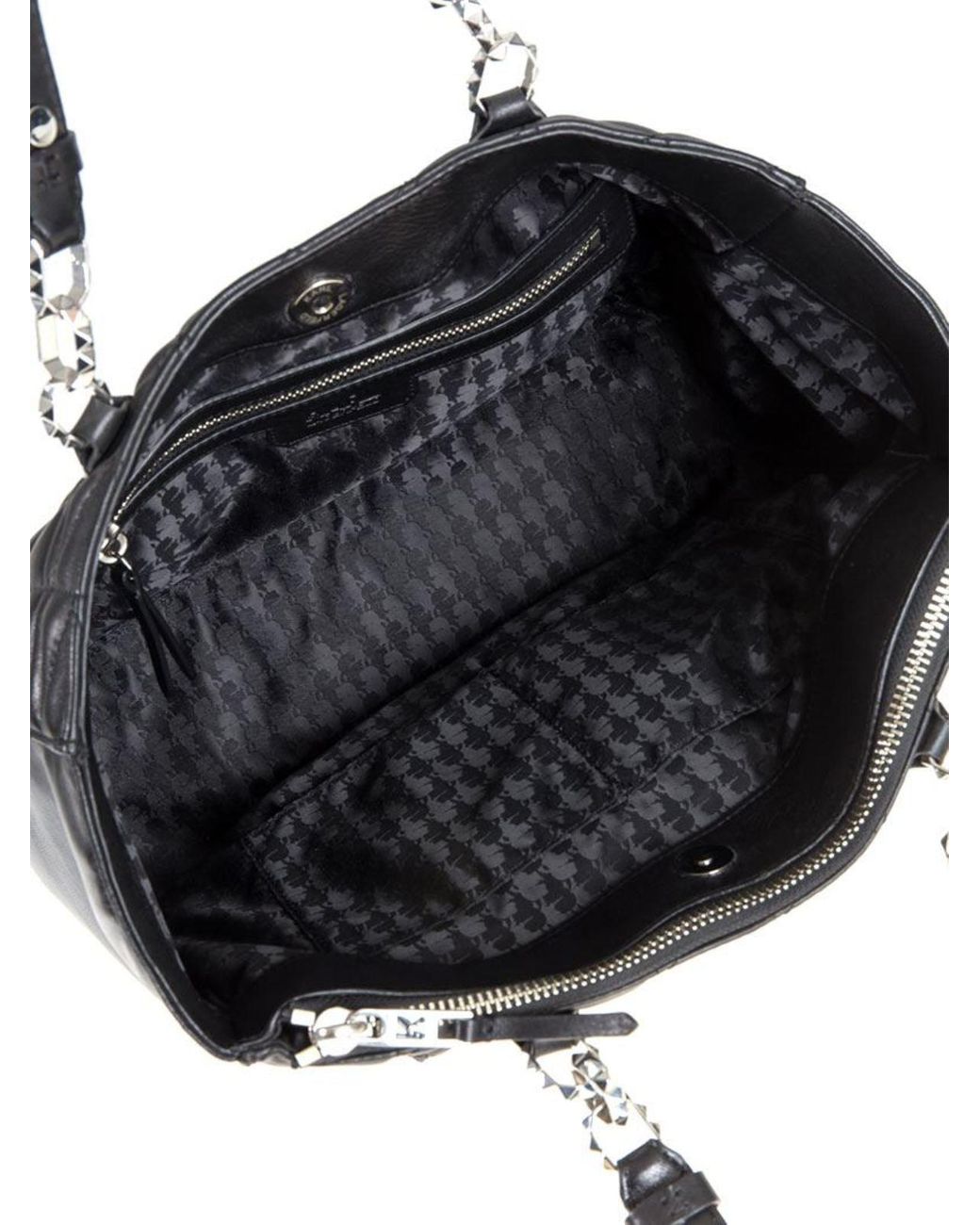 Karl Lagerfeld Black Leather Bag
