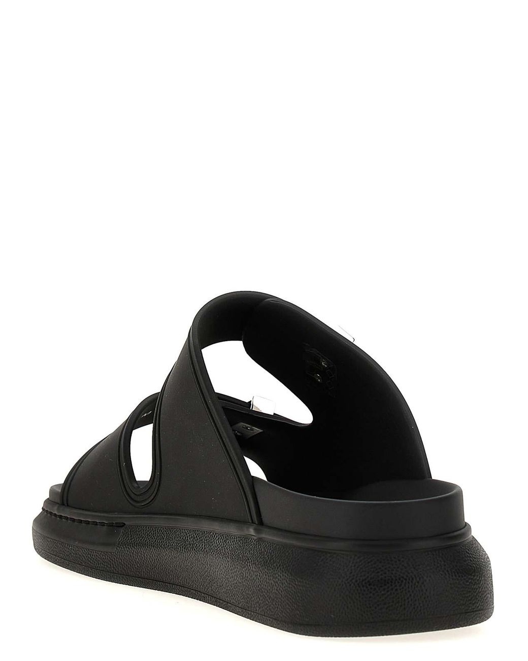 McQueen Black Sandals