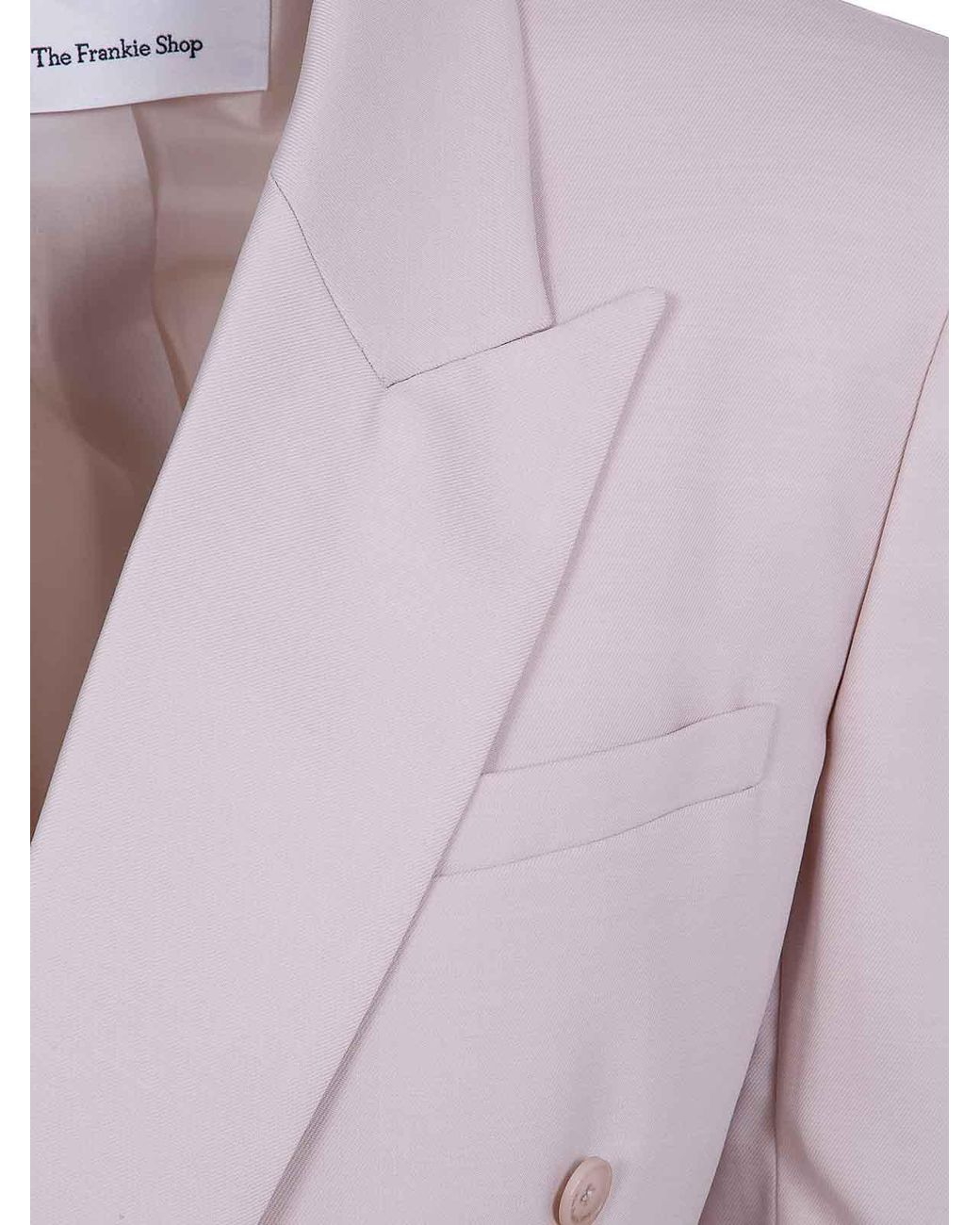 Frankie Shop Purple Monterey Structured Blazer