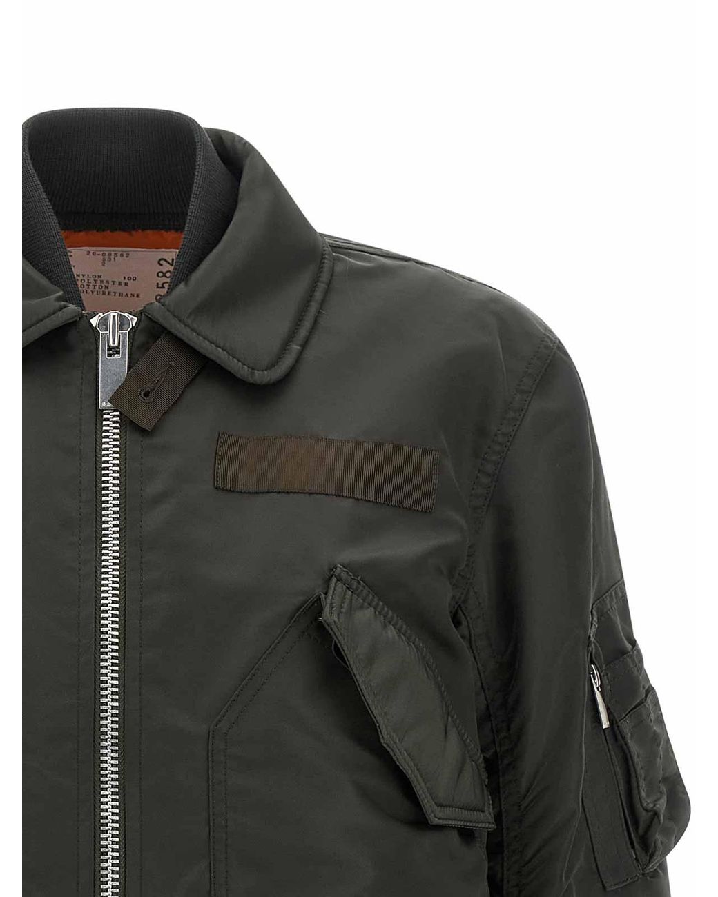 Sacai Black Double Layer Blouson
