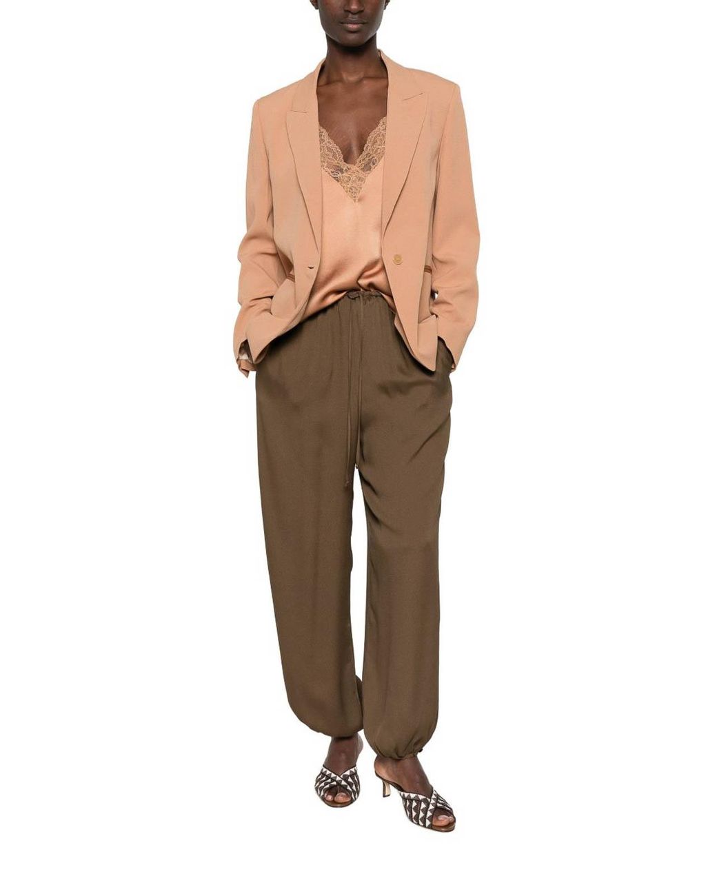 Forte_forte Natural Single-Breasted Blazer Jacket