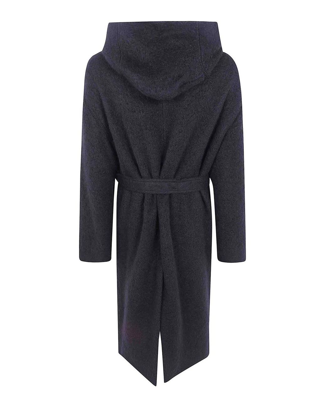 Rick Owens Blue Tower Coat for men
