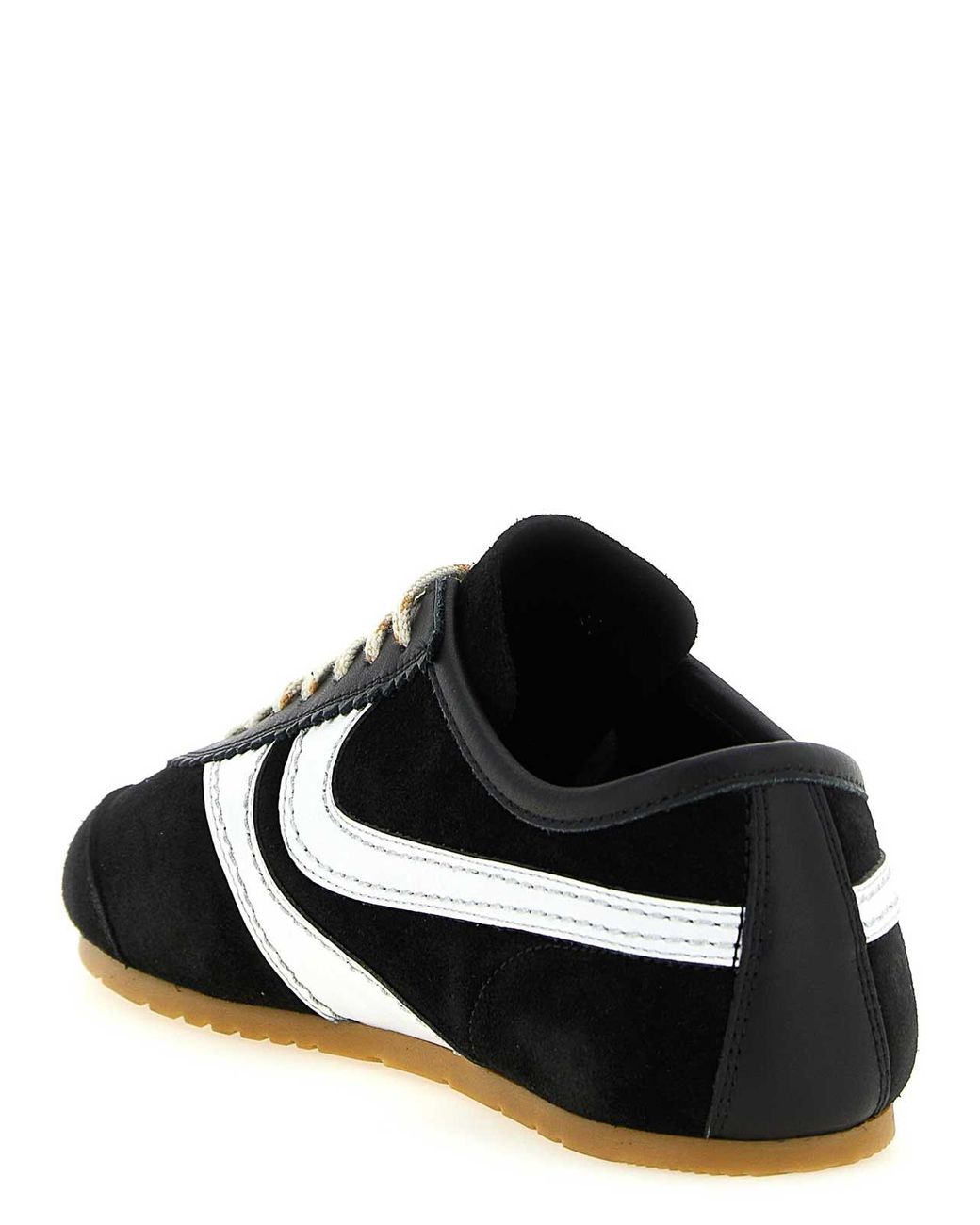 Dries Van Noten Black Suede Sneakers